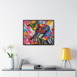 Urban Thrill: Graffiti Motorcycle Journey