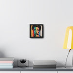 Color Splash: Vibrant Pop Art Lady Portrait