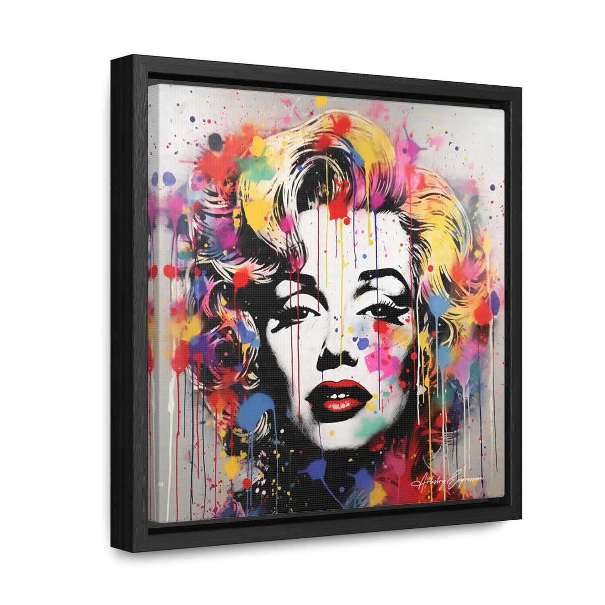 Graffiti Goddess: Marilyn Monroe's Vibrant Visage