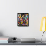 Urban Affluence: Stylish Girl's Graffiti