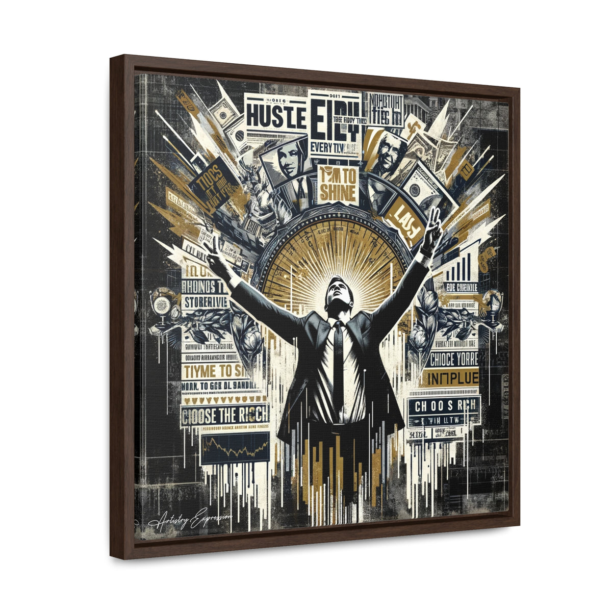 Symphonie du succès : une ode aux graffitis au triomphe financier