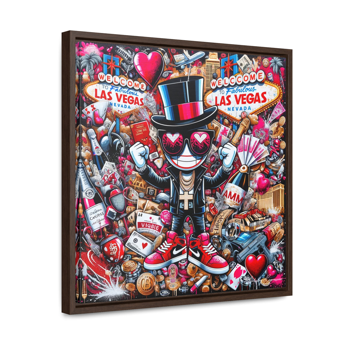 Neon Nights : exploration des graffitis des vibrations de Vegas