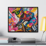 Urban Thrill: Graffiti Motorcycle Journey