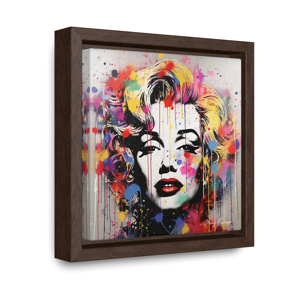 Graffiti Goddess: Marilyn Monroe's Vibrant Visage