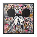 Urban Harmony: A Graffiti Mosaic of Pop Culture