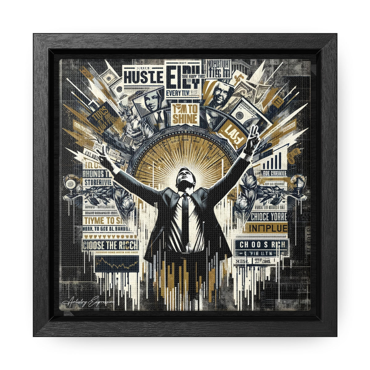 Symphonie du succès : une ode aux graffitis au triomphe financier