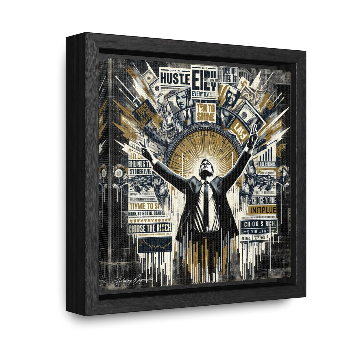 Symphonie du succès : une ode aux graffitis au triomphe financier