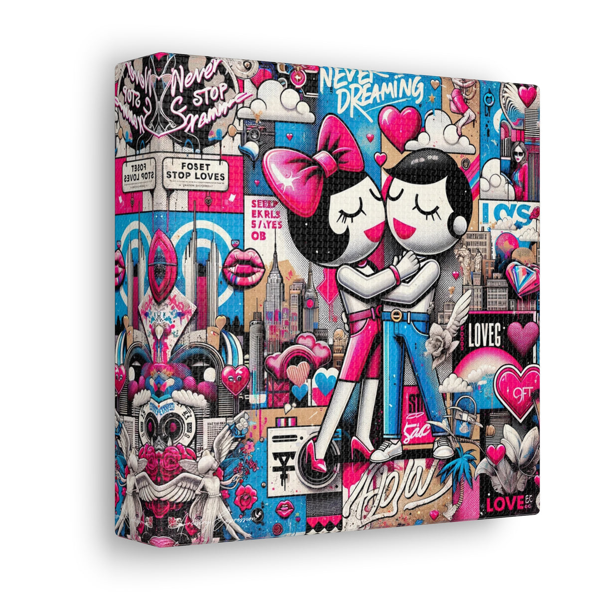 City Pulse: Dynamic Graffiti Mural