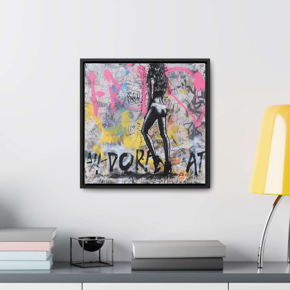 Sultry Streets: Embracing Graffiti Glamour