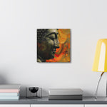 Tranquil Fusion: Modern Buddha Portrait