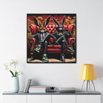 Bunny Street Style: Graffiti Mural of Urban Sophistication