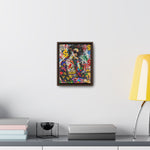Urban Affluence: Stylish Girl's Graffiti