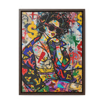 Urban Affluence: Stylish Girl's Graffiti