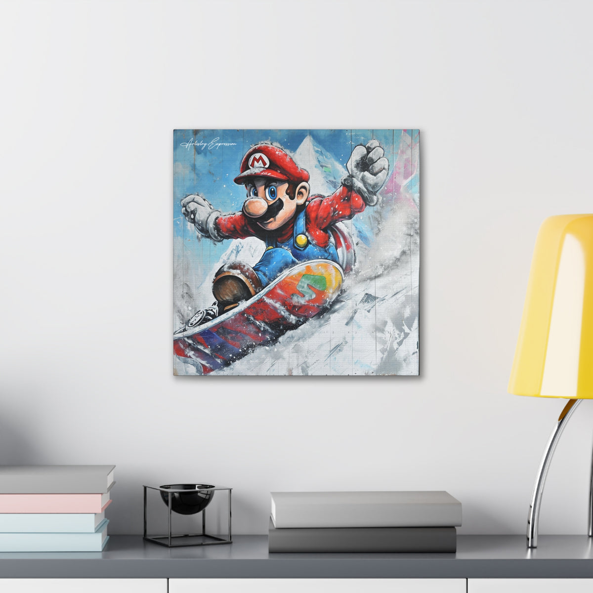 Mario's Snowy Sky Adventure