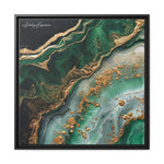 Emerald Ebb: Abstract Fluidity