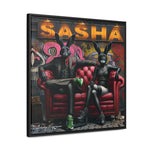 Playful Intrigue: Graffiti Mural with Anthropomorphic Rabbits