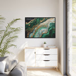 Emerald Ebb: Abstract Fluidity