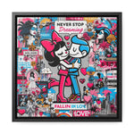 Urban Expression: Vibrant Graffiti Canvas