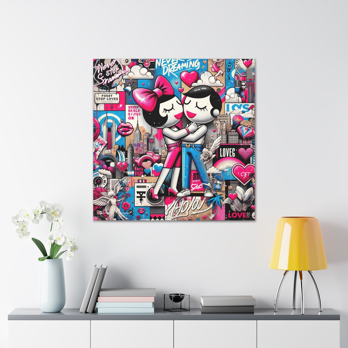 City Pulse: Dynamic Graffiti Mural