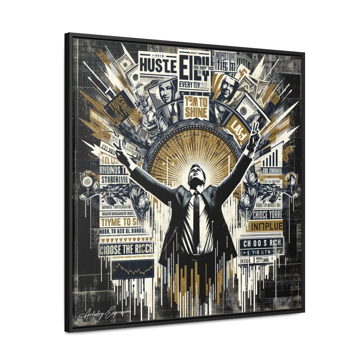 Symphonie du succès : une ode aux graffitis au triomphe financier