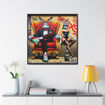 Glamour and Grit: Graffiti Fusion of Playfulness and Opulence