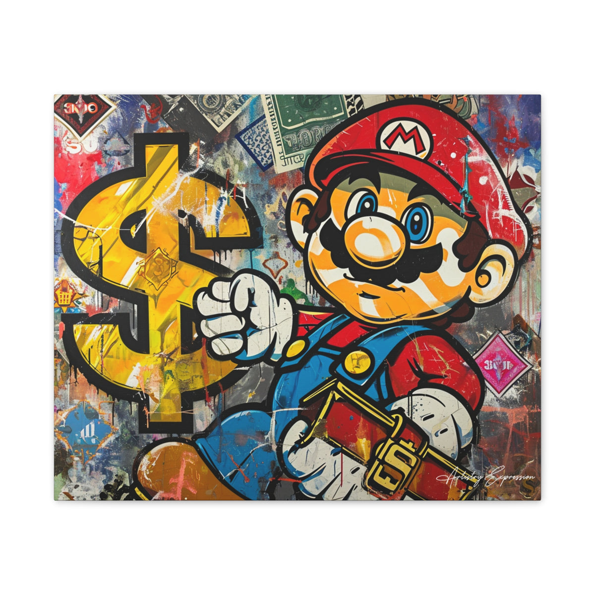 Graffiti Mushroom Kingdom: Mario's Fashionable Journey