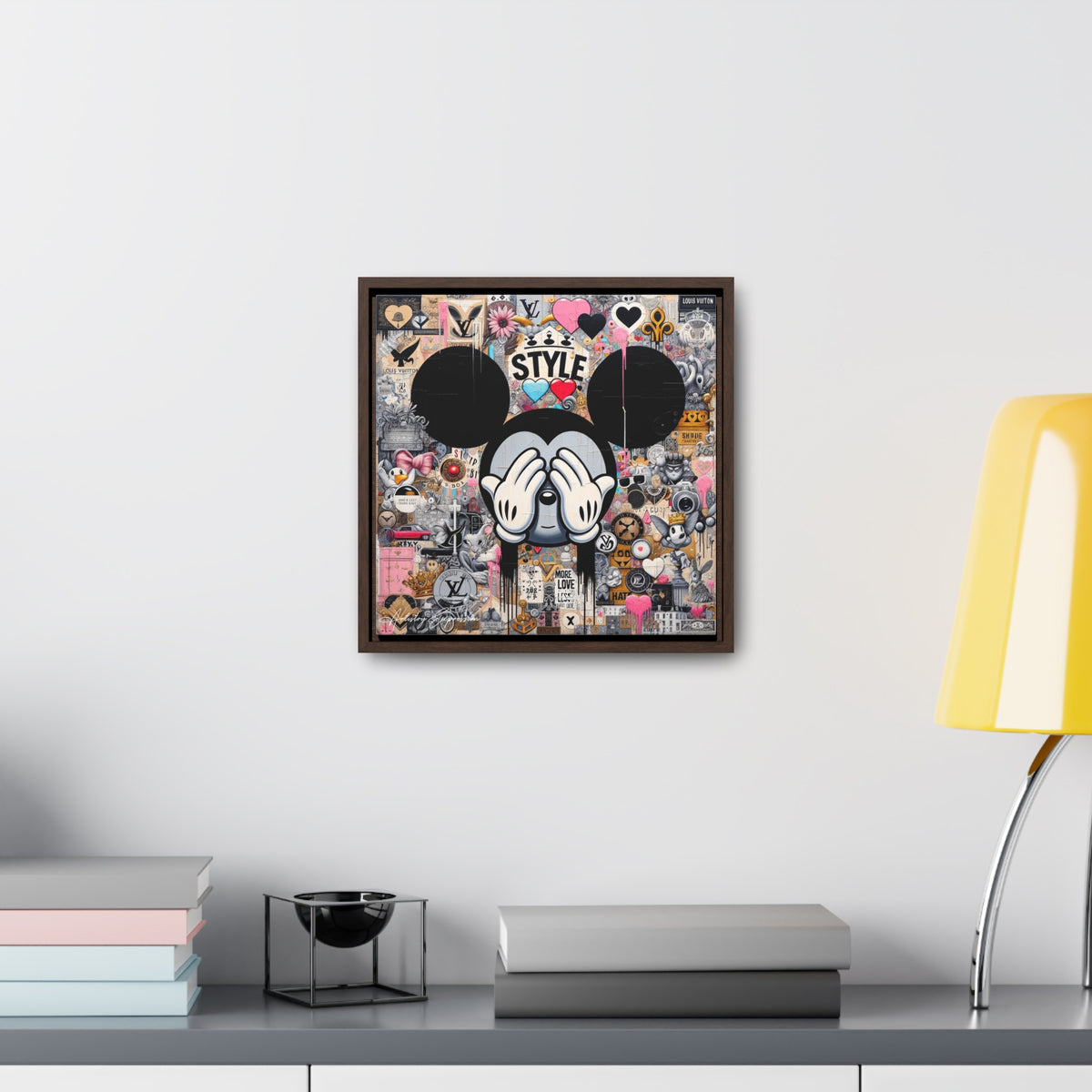 Urban Harmony: A Graffiti Mosaic of Pop Culture