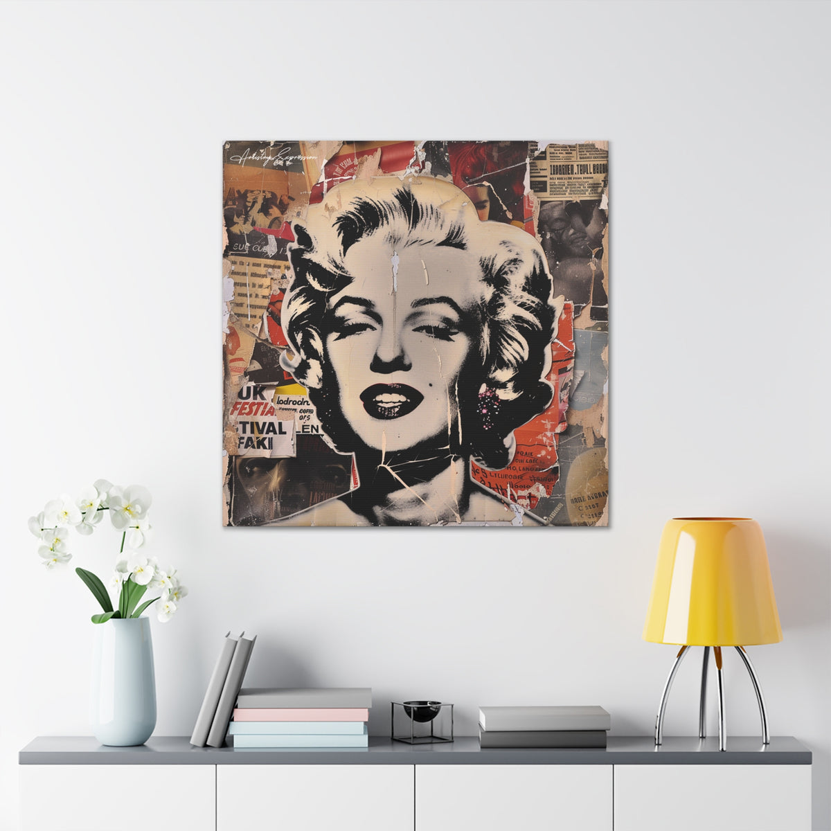 Iconic Collage: Marilyn Monroe in Pop Culture