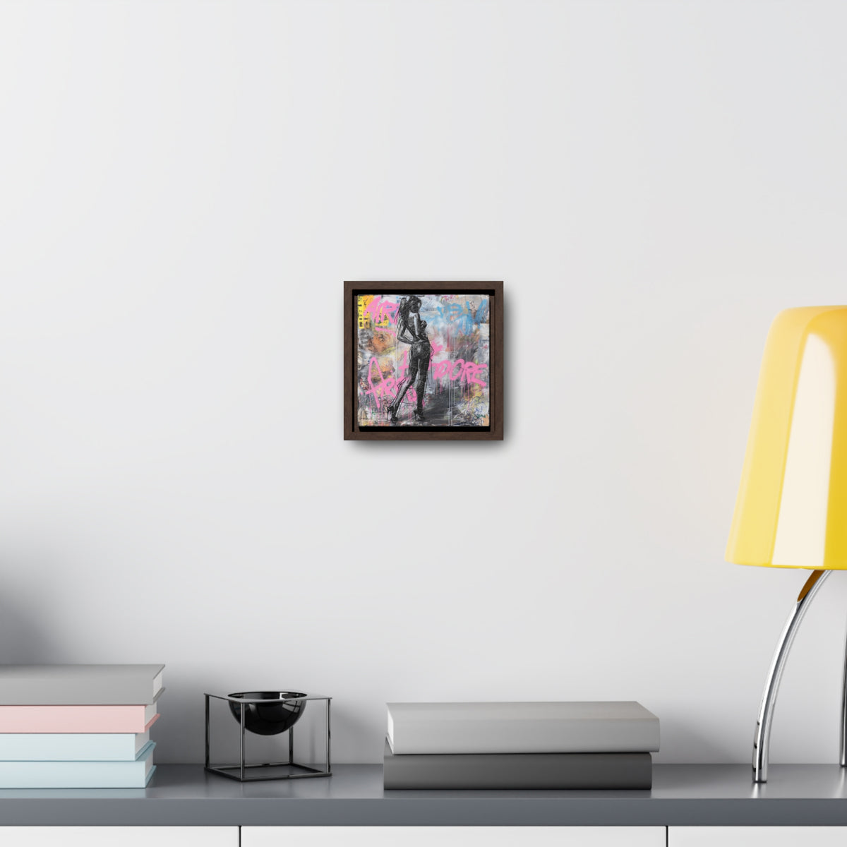 Urban Elegance: Sensuous Graffiti Symphony