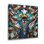 Graffiti Rebellion: Urban Canvas with Gangsta Donald Duck