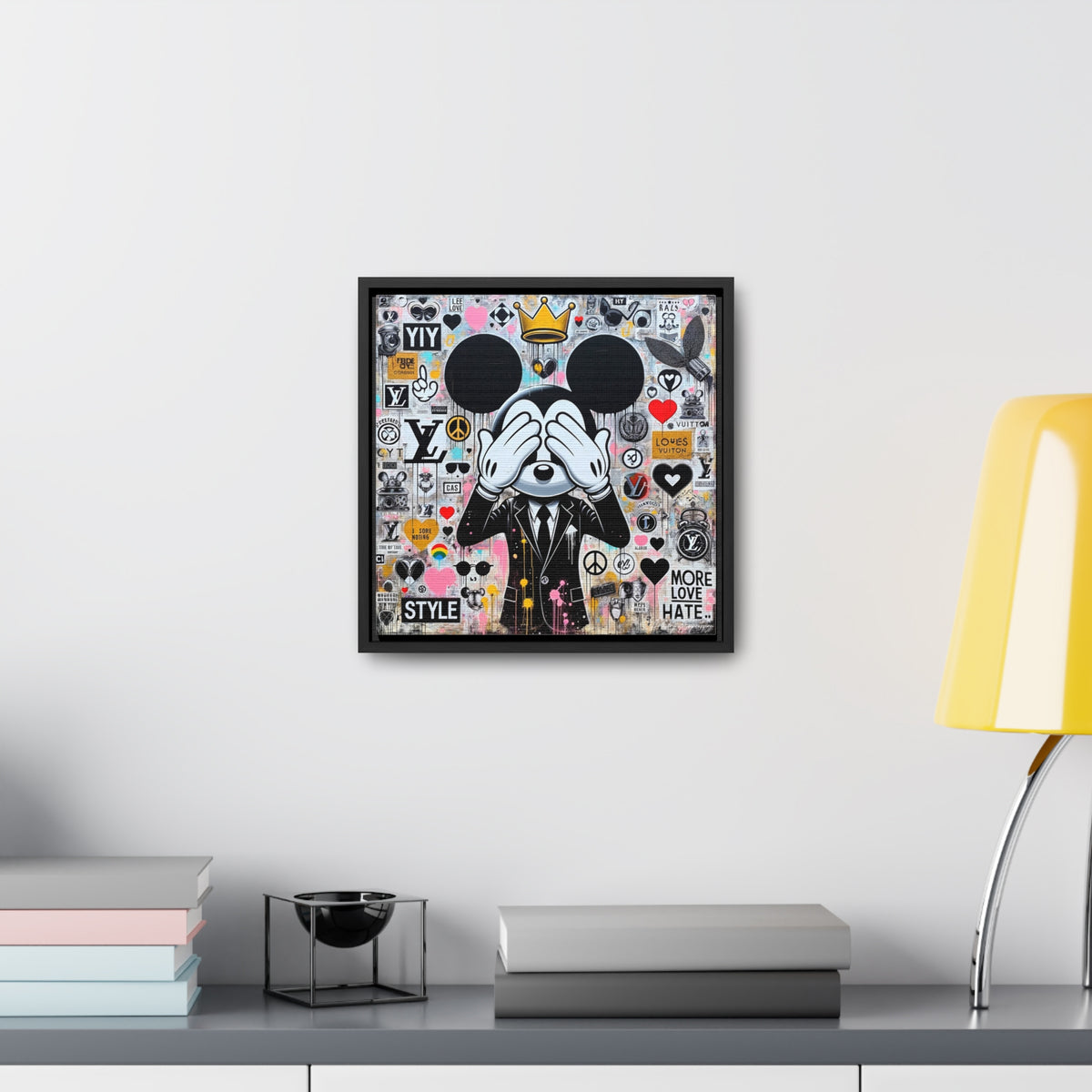 Mickey's Message: Street Art with a Pop Twist