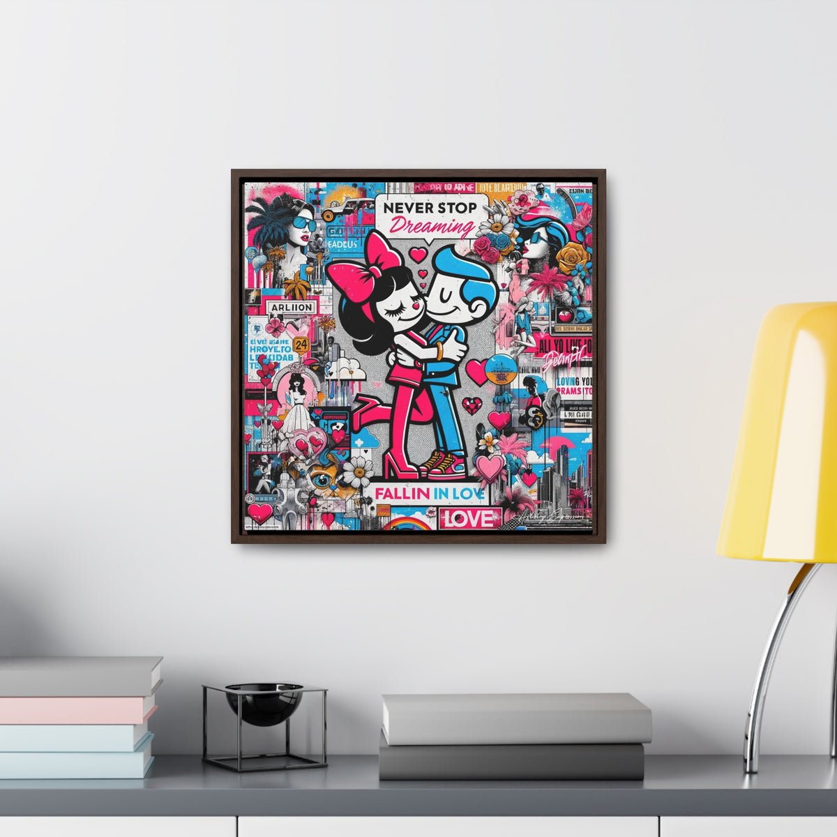 Urban Expression: Vibrant Graffiti Canvas