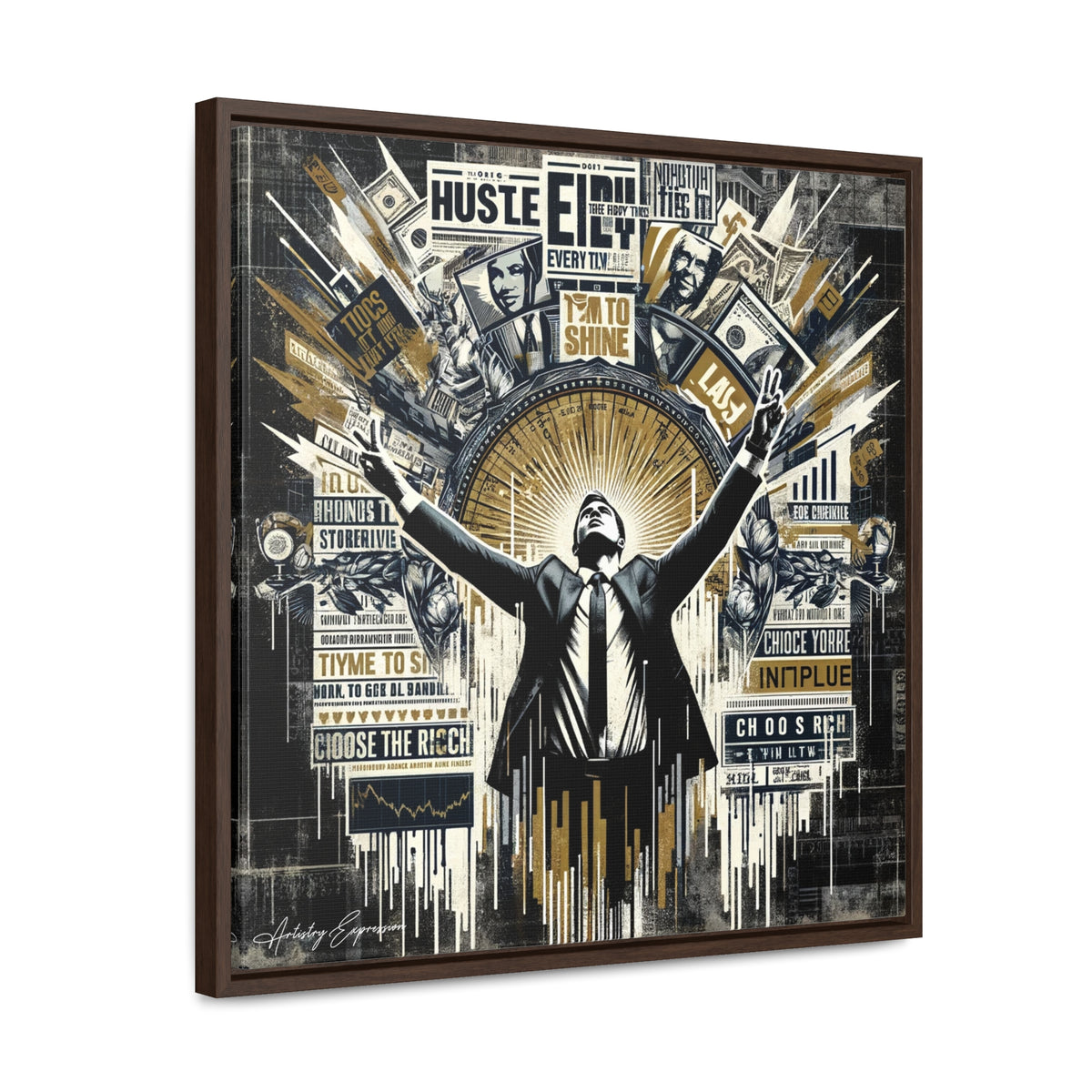 Symphonie du succès : une ode aux graffitis au triomphe financier