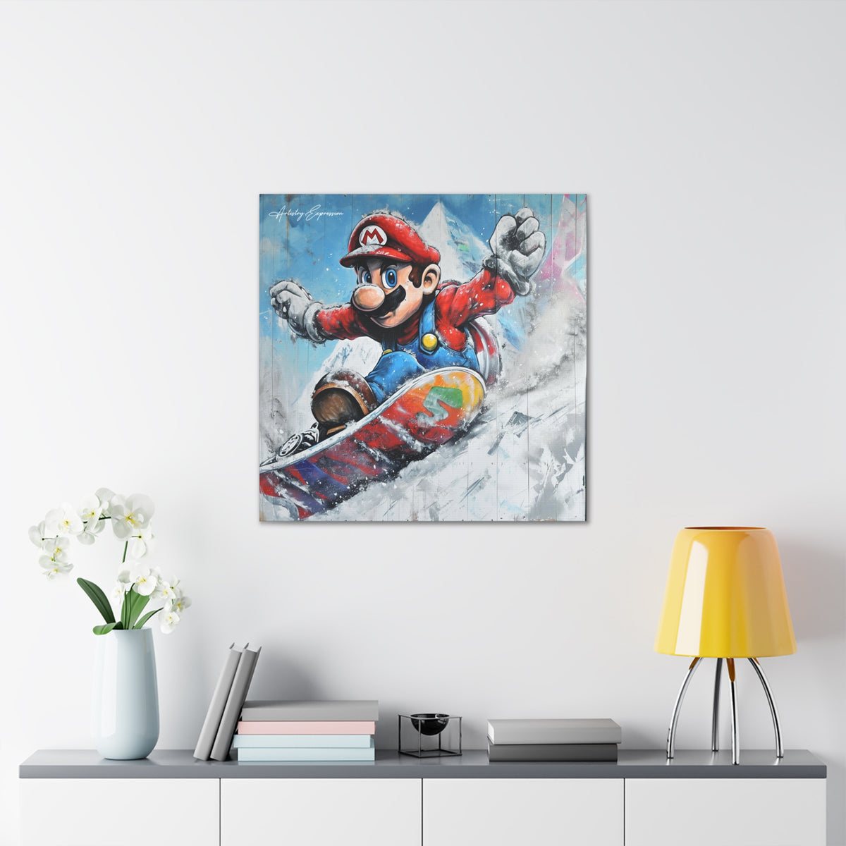 Mario's Snowy Sky Adventure