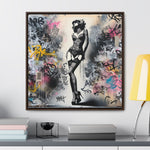 Graffiti Glamour: Beauty Amidst Chaos