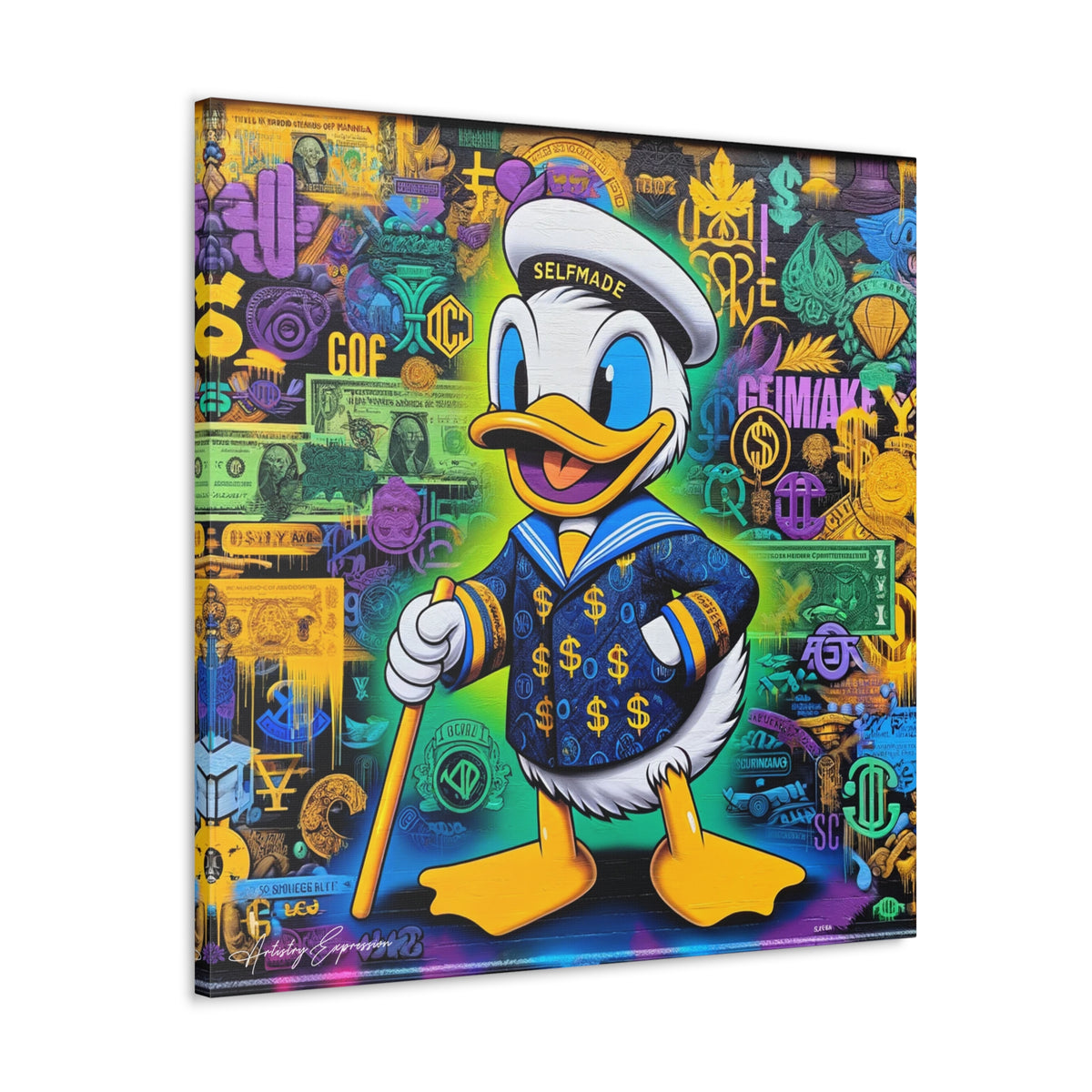 Urban Rebellion: Donald Duck in Street Art
