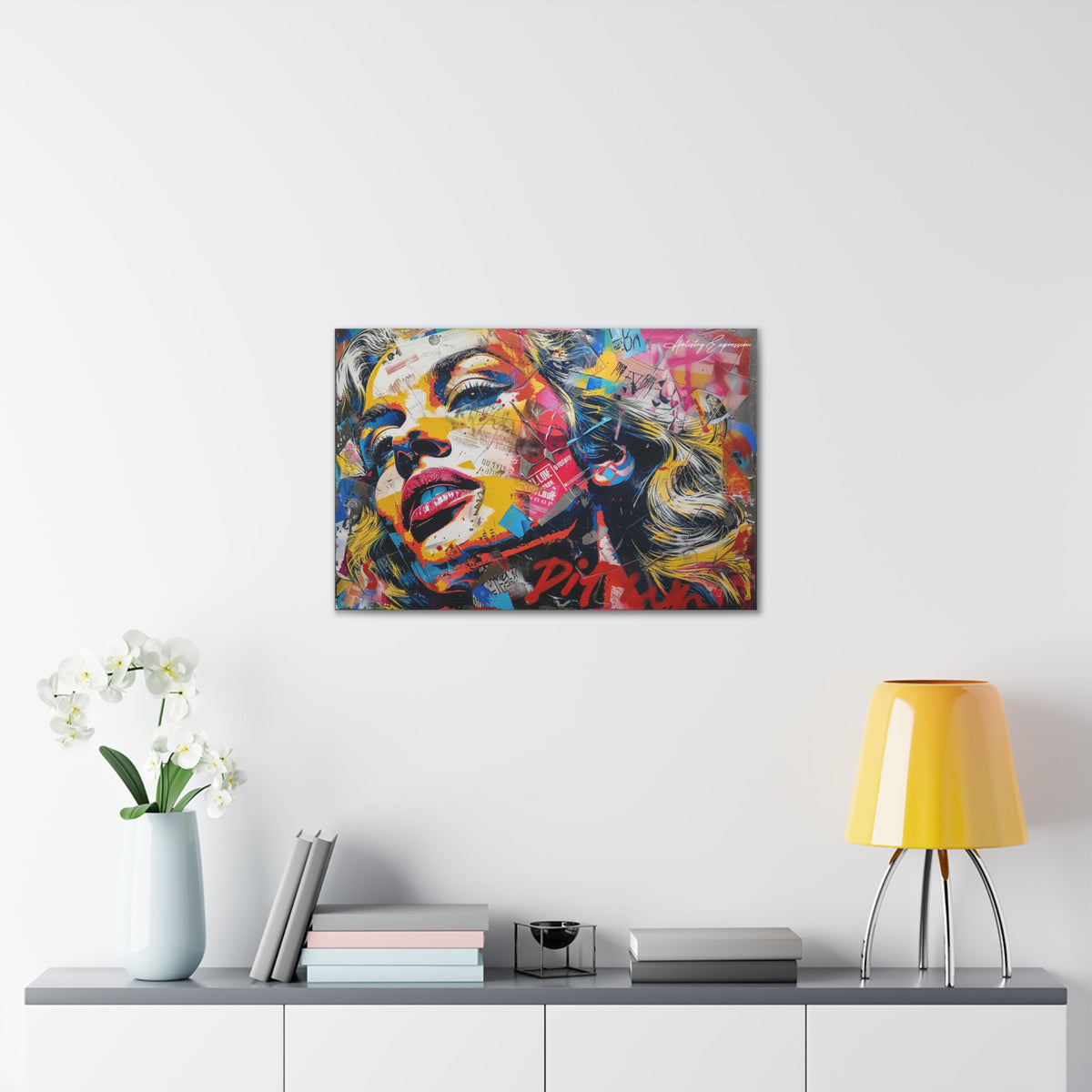 Iconica: A Symphony of Pop Art and Abstract Expressionism