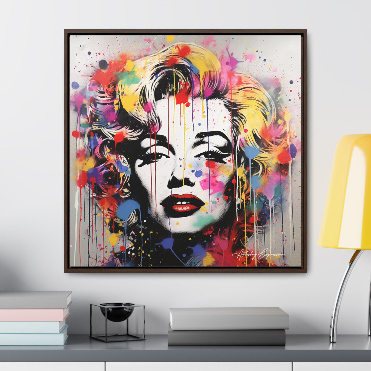 Graffiti Goddess: Marilyn Monroe's Vibrant Visage