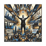 The Hustler's Anthem: Graffiti Tribute to Hard Work and Success