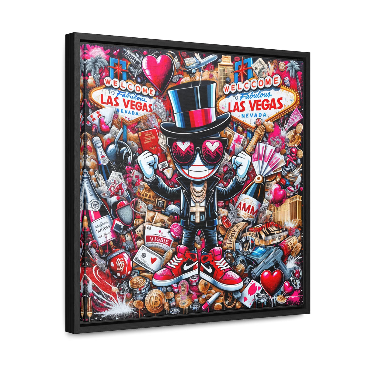 Neon Nights : exploration des graffitis des vibrations de Vegas