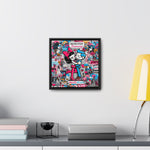 Urban Expression: Vibrant Graffiti Canvas