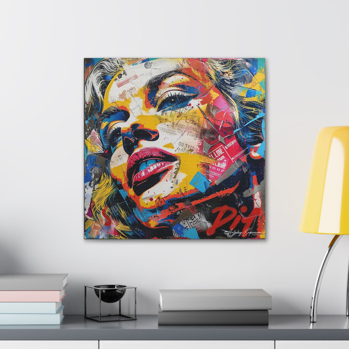 Iconica: A Symphony of Pop Art and Abstract Expressionism