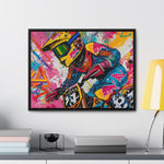 Urban Thrill: Graffiti Motorcycle Journey