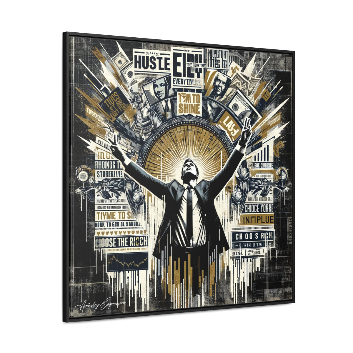 Symphonie du succès : une ode aux graffitis au triomphe financier