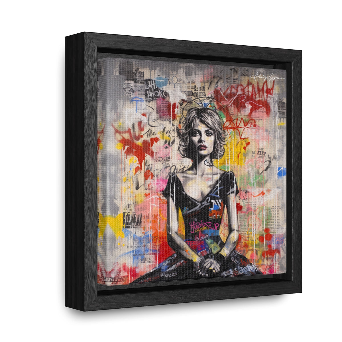 Urban Elegance: Vibrant Graffiti