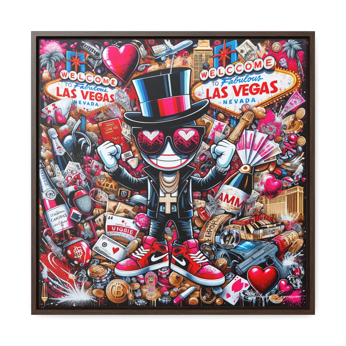 Neon Nights : exploration des graffitis des vibrations de Vegas