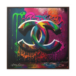 Street Art Broadcast: Channel Logo on Graffiti Wall