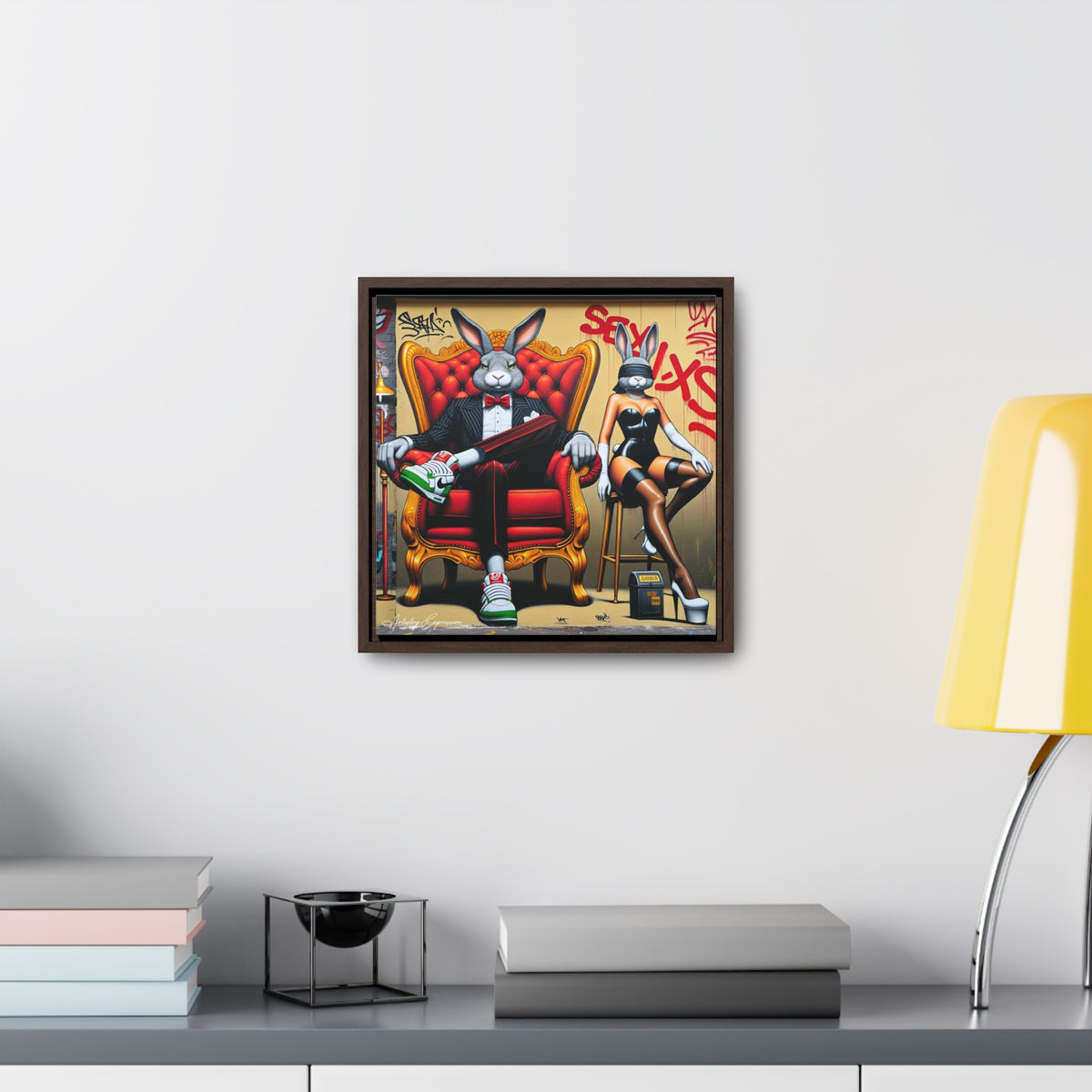 Glamour and Grit: Graffiti Fusion of Playfulness and Opulence