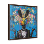 Whimsical Urban Portrait: A Splash of Color