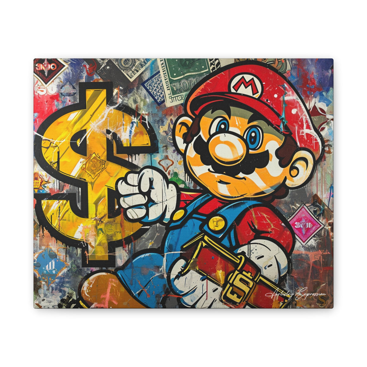 Graffiti Mushroom Kingdom: Mario's Fashionable Journey